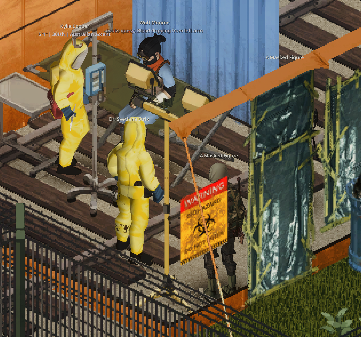 CDC staff at a quarantine checkpoint